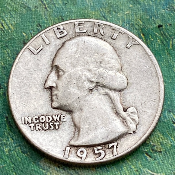Vintage 1957 D Liberty Quarter - Picture 1 of 2